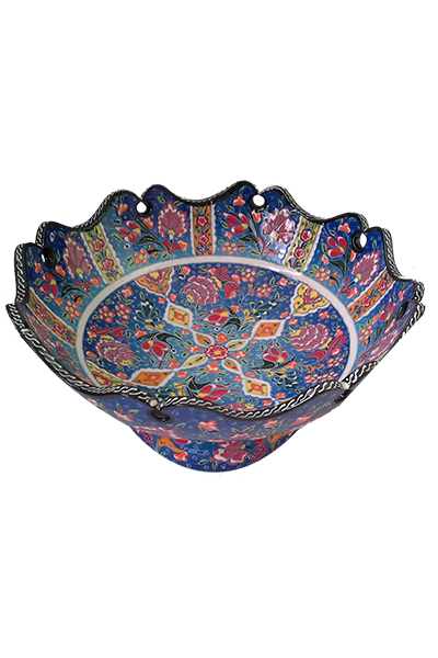 Relief Footed Bowl - 25 cm